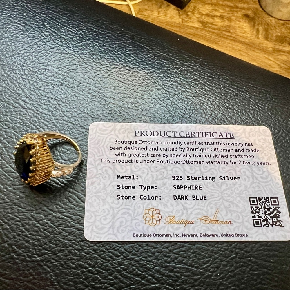 Hurrem Sultana Sapphire Ring - Picture 10 of 14